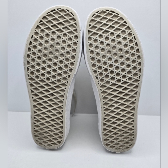 Vans | Old Skool Indie grunge white canvas low-top sneakers | WMS 8.5 - Picture 8 of 8